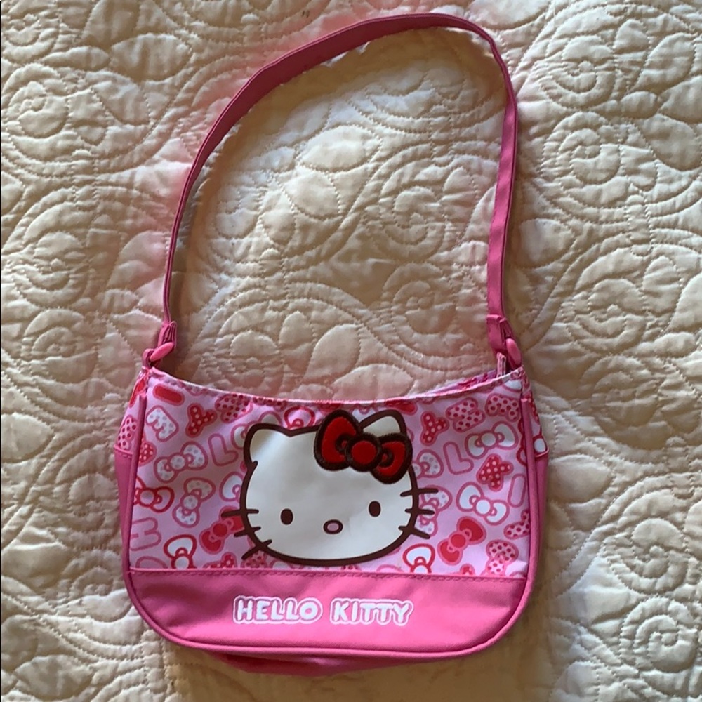 Canvas hello kitty purse